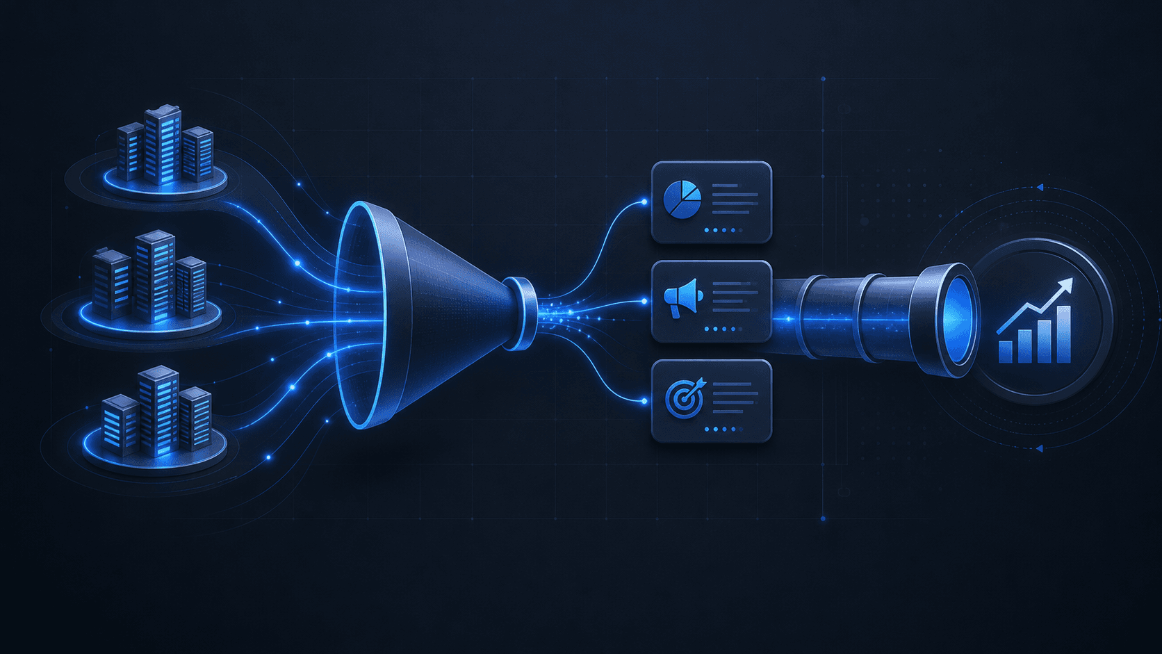Abstract content engine with topic clusters and growth curve
